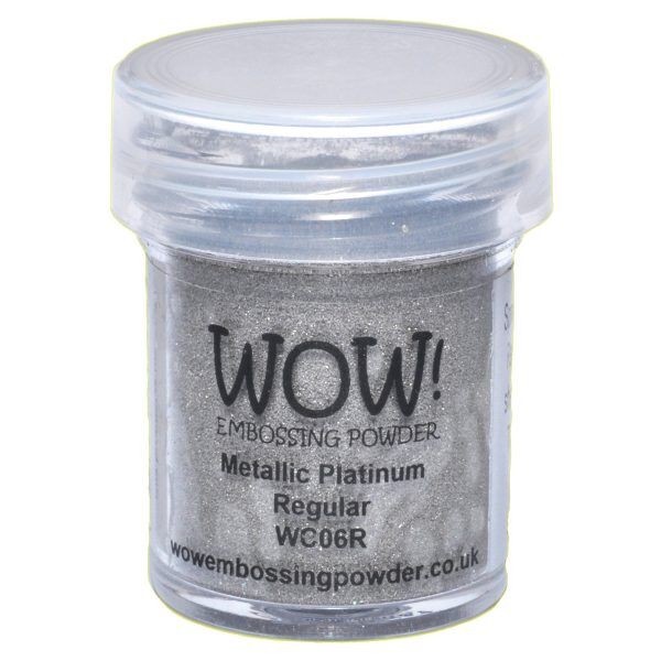 WOW! Embossing Powder - Metallic Platinum, Regular