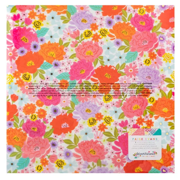 Single-Sided Paper Pad 12"X12" Adventurous, Paige Evans- American Crafts
