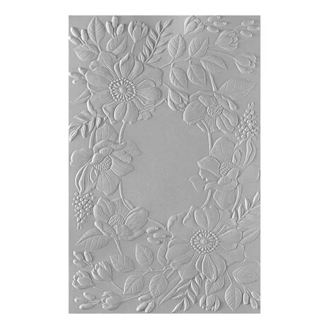 Spellbinders - Fresh Picked Floral Frame 3D Embossing Folder (E3D-101) - Imagen 2