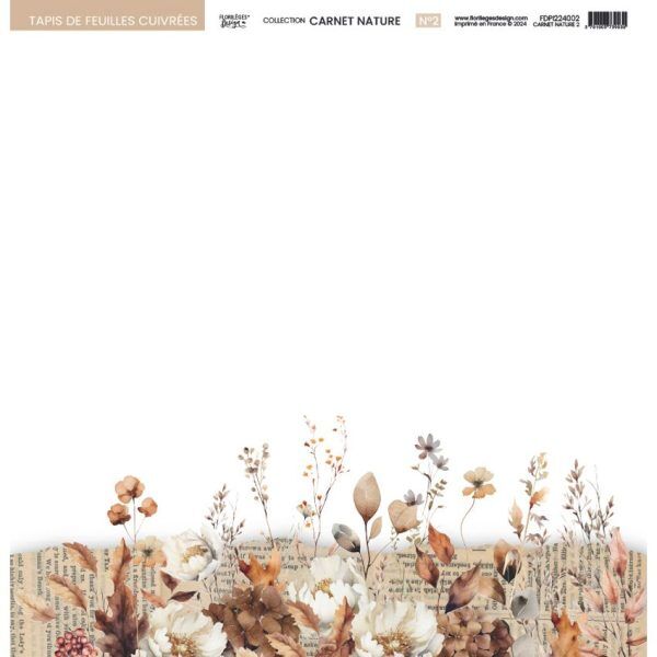 Florilêges Design - Tapis de Feuilles Cuivrées