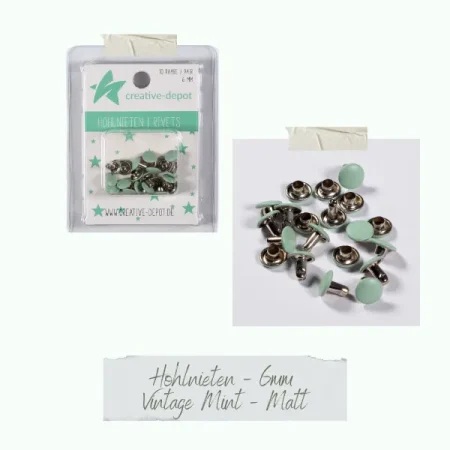 remaches verde mint