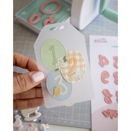Artesana Taller -Troquel Números meses
