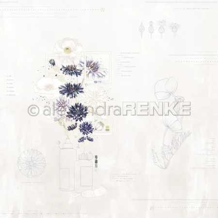 alexandra RENKE - Papel de diseño 'Creative Blossom Bouquet'