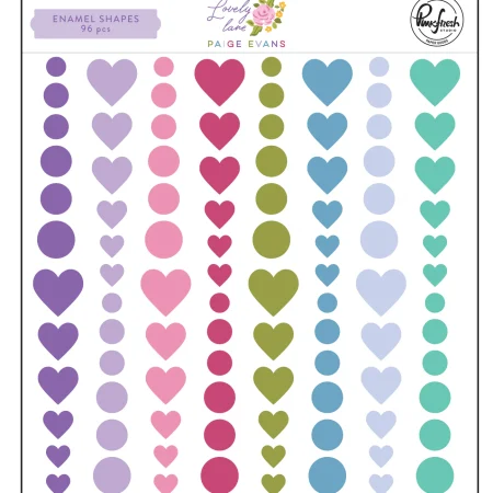 Pinkfresh Studio - Lovely Lane: Enamel Shapes