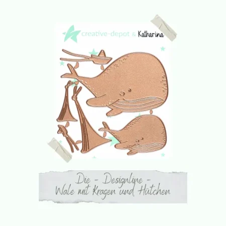 Creative Depot - Las ballenas con collares y sombreros