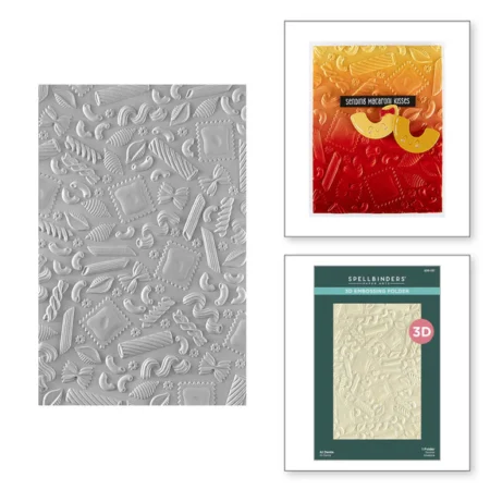 Spellbinders - Carpeta de relieve 3D Al Dente - Buon Appetito