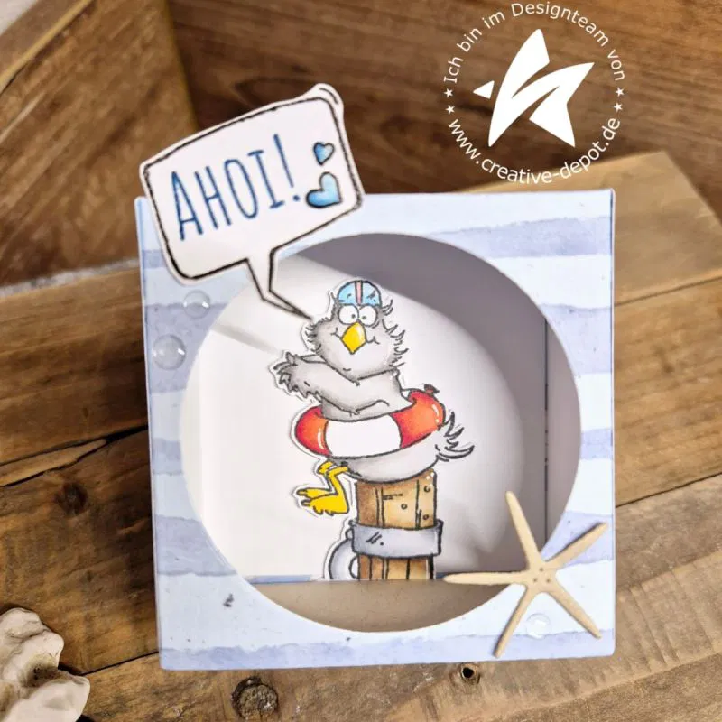 Creative Depot - Set de sellos - Gaviotas adorables - Ahoi - Imagen 4