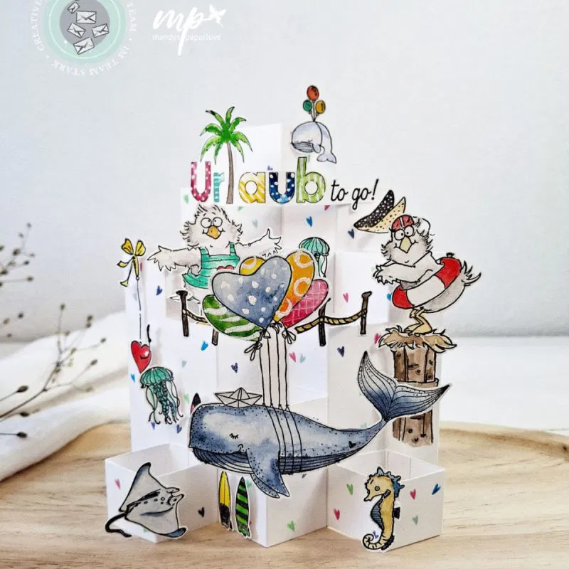 Creative Depot - Set de sellos - Gaviotas adorables - Ahoi - Imagen 2