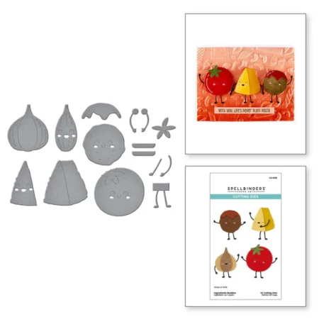 Spellbinders - Troqueles grabados Ingredients Buddies - Buon Appetito
