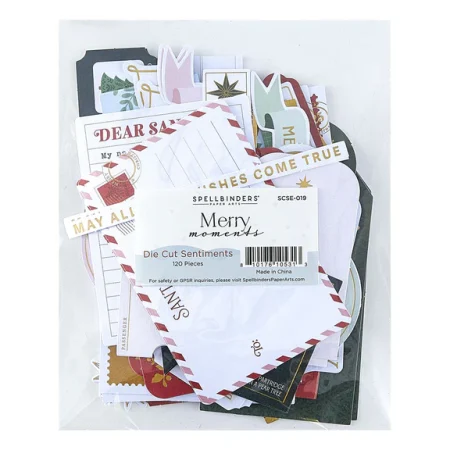 Spellbinders - Merry Moments Die Cut Sentiments