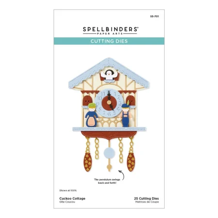 Spellbinders - Troqueles grabados "Cabaña del Cuco"