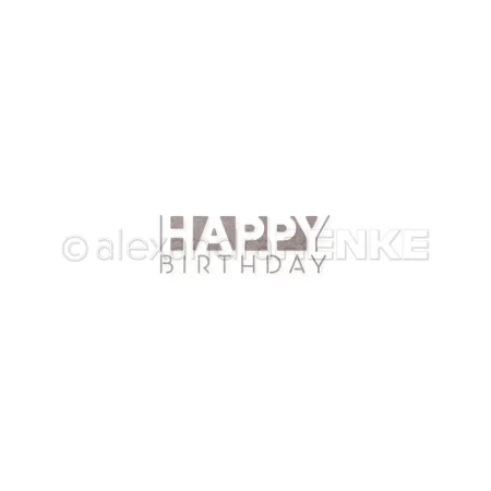 alexandra RENKE - Troquel Feliz cumpleaños