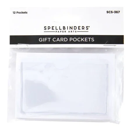 Spellbinders - Bolsillos para tarjetas de regalo (12 unidades)