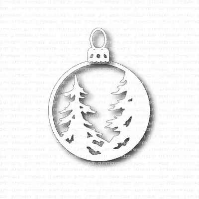 Gummiapan - Troquel Adorno Navideño con árboles de navidad