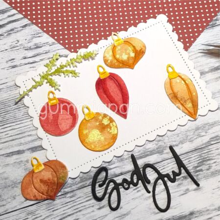 Gummiapan - Troquel Adornos navideños