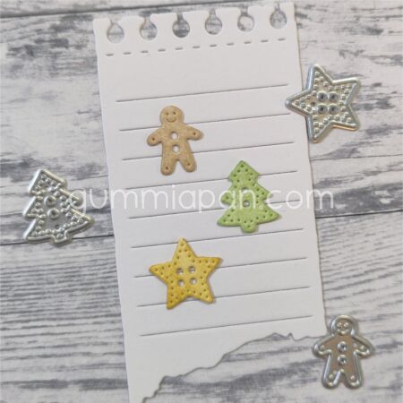 Gummiapan - Troquel Botones navideños
