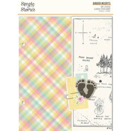 Simple Stories - Say Cheese Classic Pooh Baby 6x8 Inch Binder Inserts
