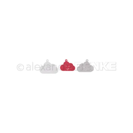 alexandra RENKE - Troquel  Las '3 nubes con ojales'