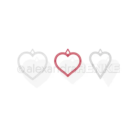 alexandra RENKE - Troquel de marco en forma de corazón