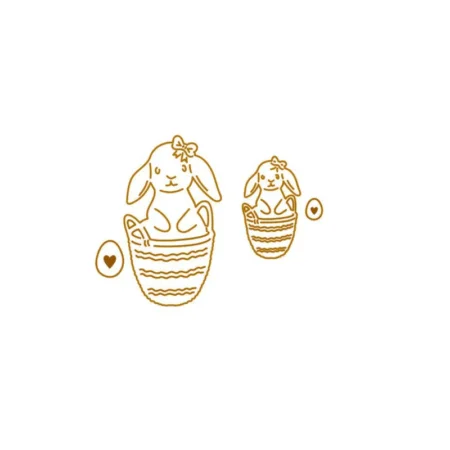 Creative Depot - Troquel Los conejitos en la cesta