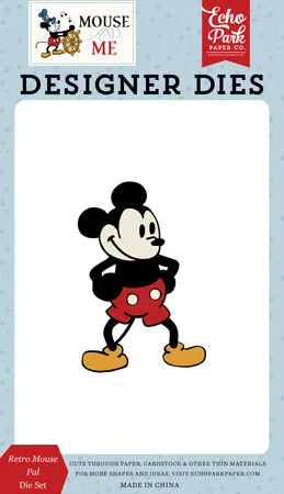 Echo Park - Mouse And Me - Designer Dies Retro Mouse Pal