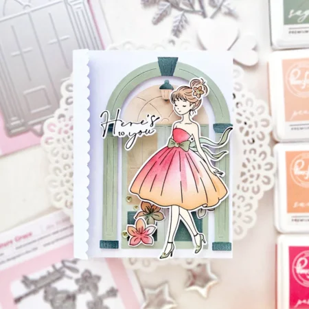 Pinkfresh Studio – The Couture Edit Stamp Couture Grace – Scrap By Chareta