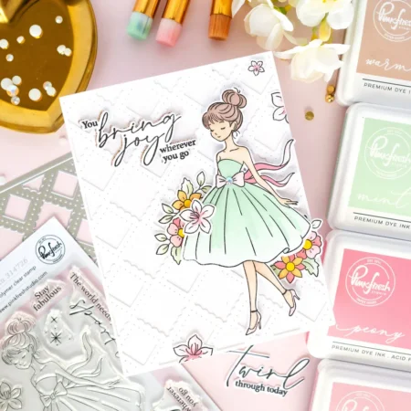 Pinkfresh Studio – The Couture Edit Stamp Couture Grace – Scrap By Chareta