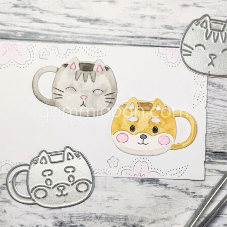 Gummiapan - Troquel - Tazas Kawaii