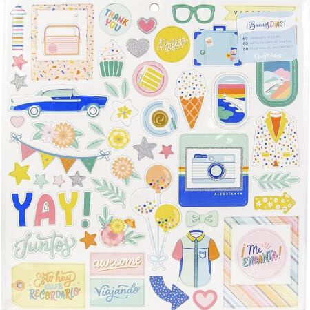 American Crafts - Chipboard Buenos Días -Obed Marshall