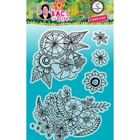 Art By Marlene - Clear Stamps Flower Stack