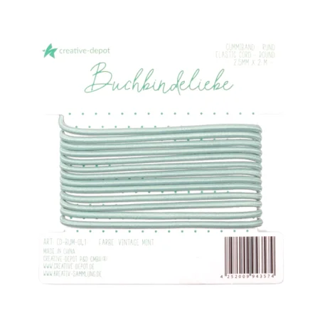 Creative Depot - banda elástica - Vintage mint - Redonda