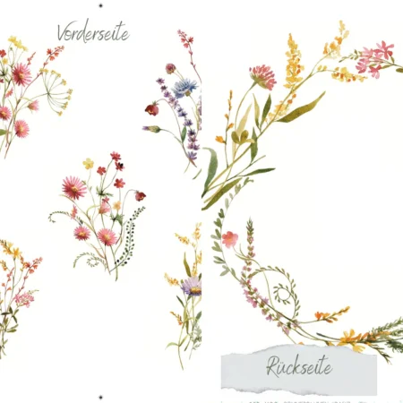 Creative Depot - Papel de diseño Corona de flores de verano