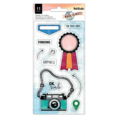 Vicki Boutin Where To Next Stamps Acrylic Finding Joy (13pcs)