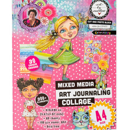 Art By Marlene - Cut and Paste Block A4 Color-Happy
