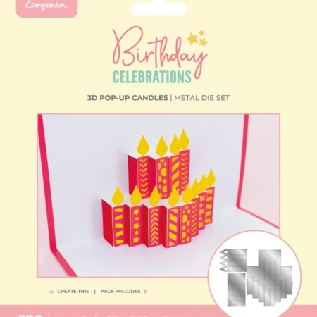 Crafter's Companion - Birthday Celebrations Metal Die 3D Pop-Up Candles