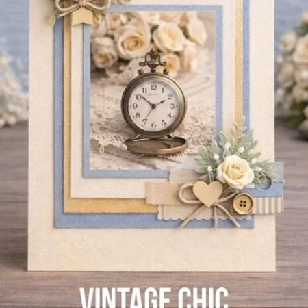 Find It - Cartulina de lino 4K Vintage Chic Pack (75 piezas)