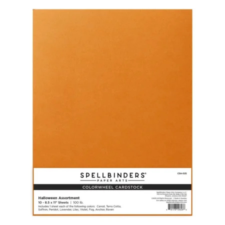 Spellbinders - Halloween Assortment 8.5x11 Inch ColorWheel Cardstock (10 Sheets)