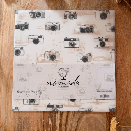 My Lovely Journal - Kit 2 papeles vellum estampados 30,5 x 30,5 cm - Nómada