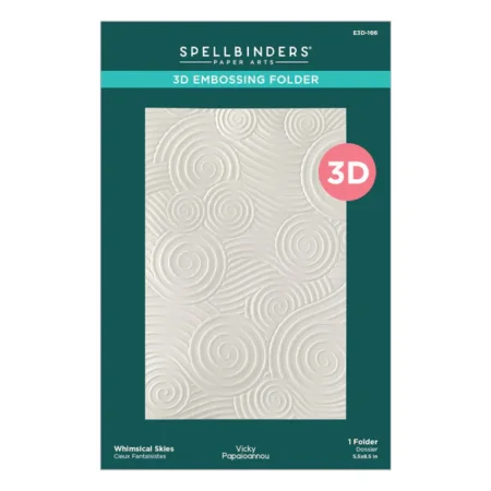 Spellbinders - Carpeta de relieve 3D "Cielos Fantásticos" de Vicky Papaioannou