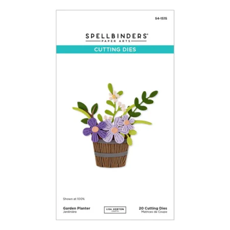 Spellbinders - Troqueles grabados para macetas de jardín de Lisa Horton