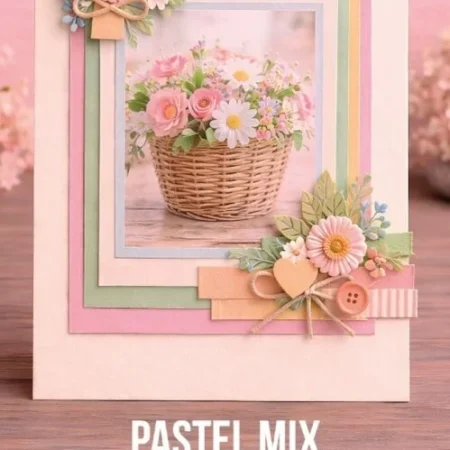 Find It - Cartulina de lino 4K Pastel Mix (75 piezas) (
