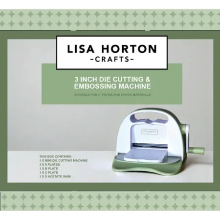 Lisa Horton - Máquina de troquelado y repujado de 3 pulgadas + placas