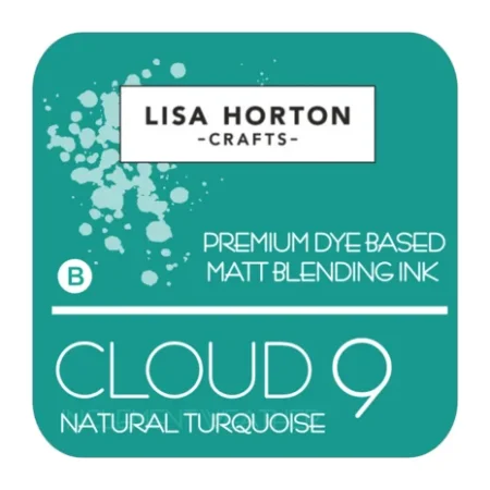 Lisa Horton Crafts - Cloud 9 Matt Blending Ink pad Natural Turquoise