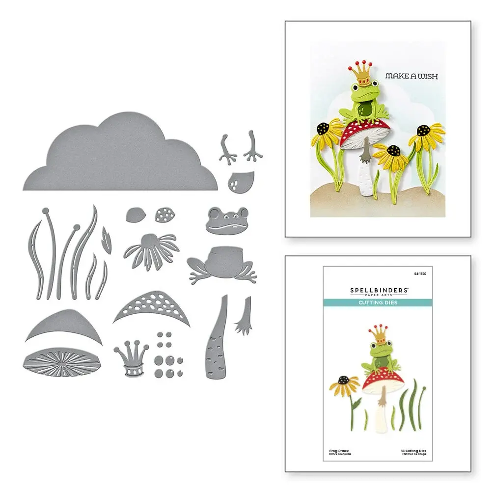 Spellbinders - Frog Prince Etched Dies - Imagen 7