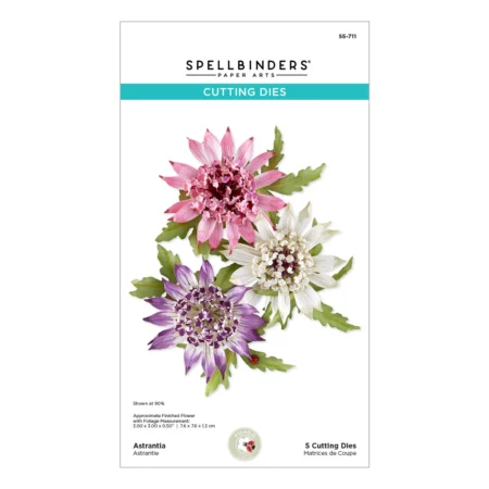 Spellbinders - Troqueles grabados de Astrantia por Susan Tierney-Cockburn