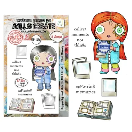 Aall and Create -  Through the Lens A7 Stamp Sets Collect Moments by Janet Klein