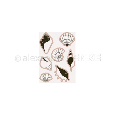 alexandra RENKE - Carpeta de corte y relieve Conchas Marinas