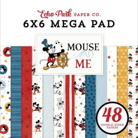 Echo Park - Mouse And Me - 6x6 Inch Cardmakers Mega Pad