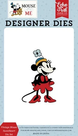 Echo Park - Mouse And Me - Designer Dies Vintage Mouse Sweethear