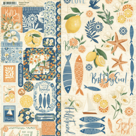 Graphic 45 - Scenic Route Sticker Set
